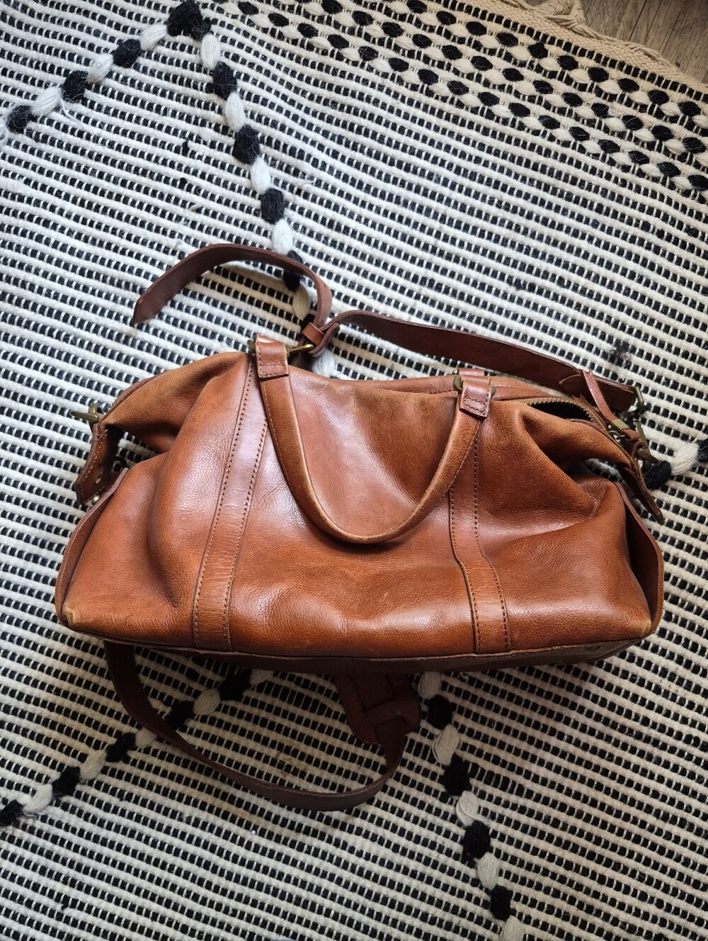 Madewell Glasgow Leather Satchel